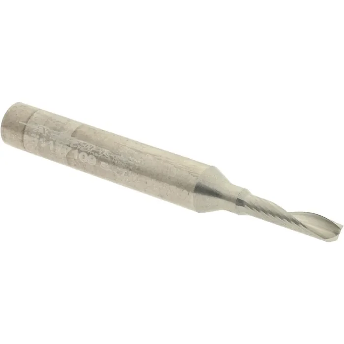 Accupro 1/8 x 1/4 x 1/2 x 2in Single Flute Carbide Upcut Router for Aluminium