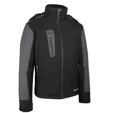 Beeswift Padded Rain Jacket Black/Grey