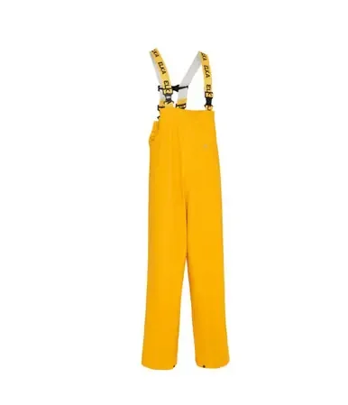 Elka Waterproof Dry Zone PU Bib & Brace, Yellow
