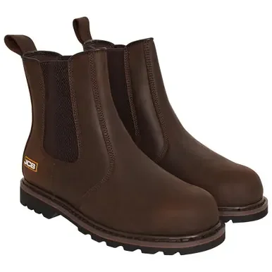 JCB Workwear Farley Dealer Boots Brown