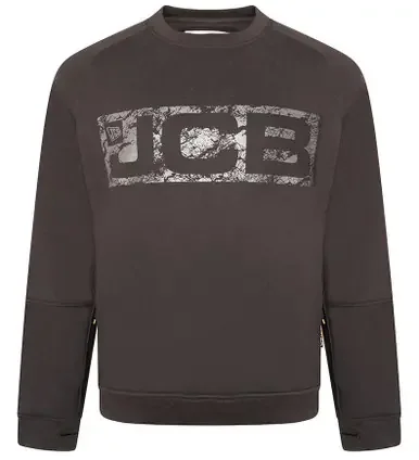 JCB Workwear Trade Crew Sweatshirt Black