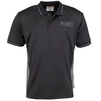 JCB Workwear Trade Polo Shirt black/grey