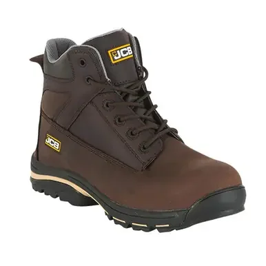 JCB Workwear Workmax Boots Dark Brown