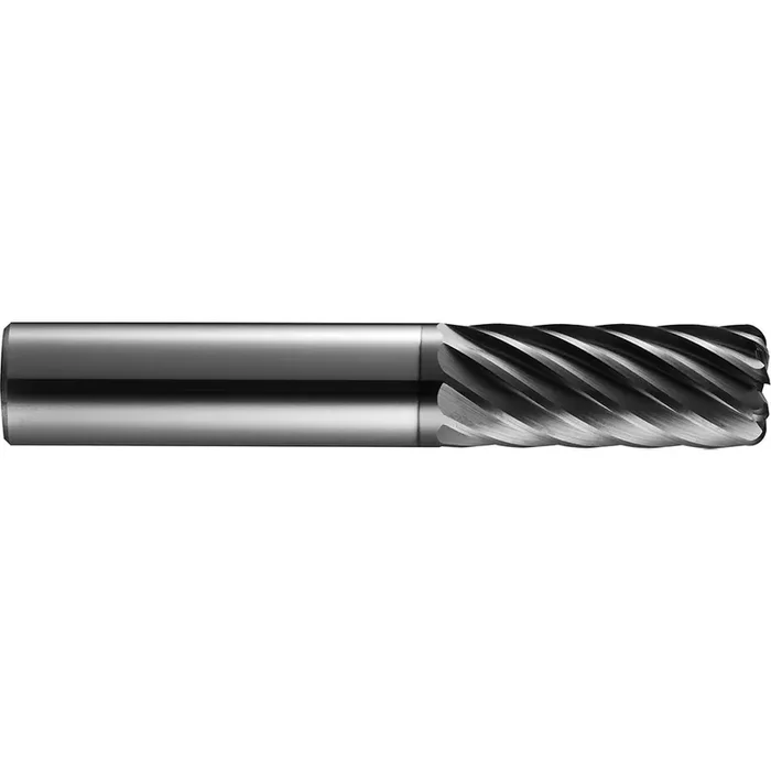 SGS 16 x 32 x 92mm 9 Flute Solid Carbide Ti-NAMITE-X Coated 35° Helix End Mill with 3mm Radius 46645