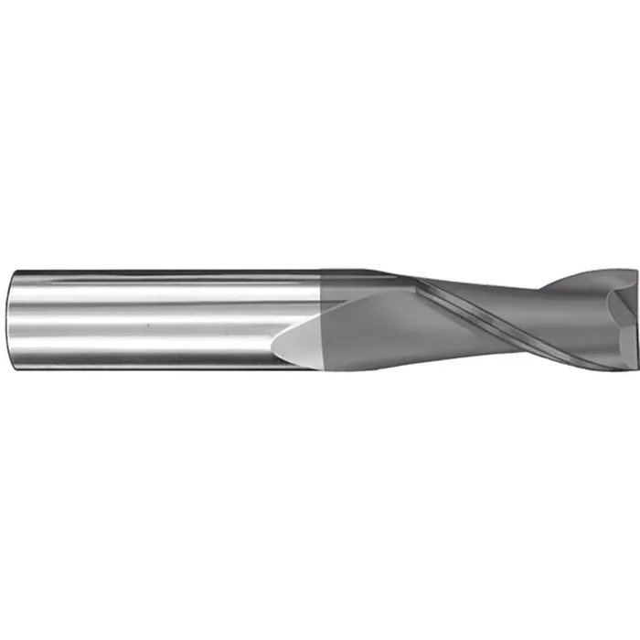 SGS 6 x 19 x 50mm 2 Flute Solid Carbide Ti-NAMITE-A Coated Square End Mill with Straight Shank 48680