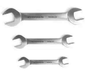 Sistema High Grade Stainless Steel Open End Wrench Passivated Autoclavable