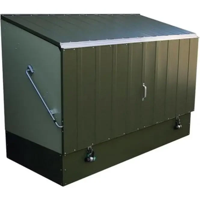 Trimetals Protect A Cycle Storage Unit with Ramp