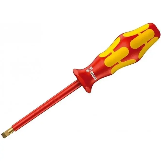 Wera Kraftform Plus iVDE Insulated Slotted Screwdriver (160)